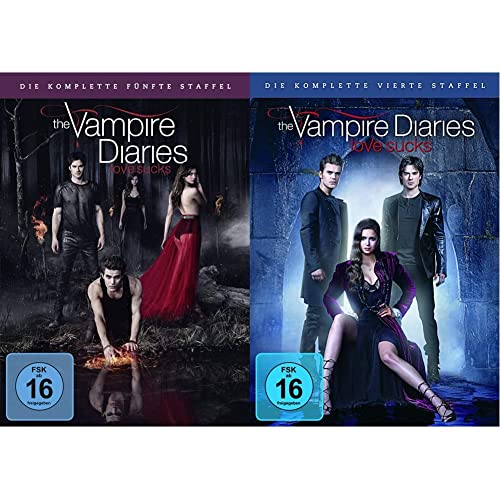 The Vampire Diaries - Die komplette fünfte Staffel [5 DVDs] & The Vampire Diaries - Staffel 4 [5 DVDs] von Warner Bros (Universal Pictures)