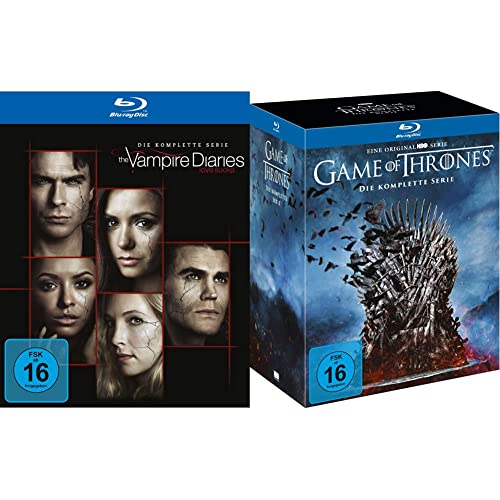 The Vampire Diaries: Die komplette Serie (Staffeln 1-8) [Blu-ray] (exklusiv bei Amazon.de) & Game of Thrones - Die komplette Serie [Blu-ray] von Warner Bros (Universal Pictures)