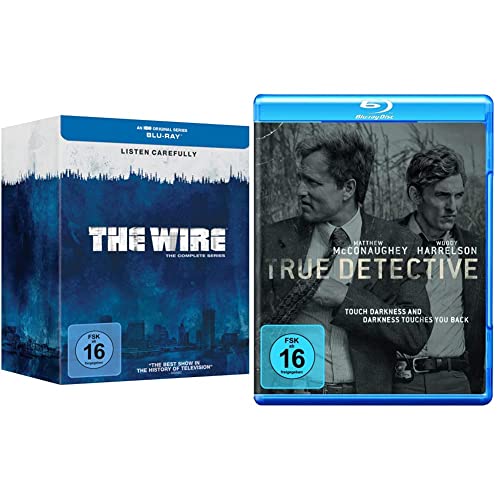 The Wire - Die komplette Serie (Staffel 1-5) (exklusiv bei Amazon.de) [Blu-ray] [Limited Edition] & True Detective - Staffel 1 [Blu-ray] von WARNER BROS