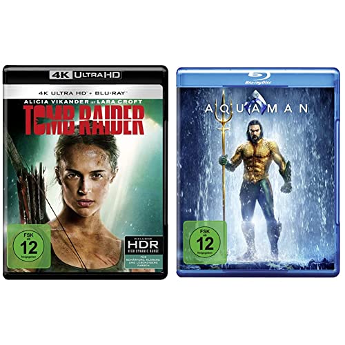 Tomb Raider (4K Ultra-HD) ( + Blu-ray 2D) & Aquaman [Blu-ray] von Warner Bros (Universal Pictures)