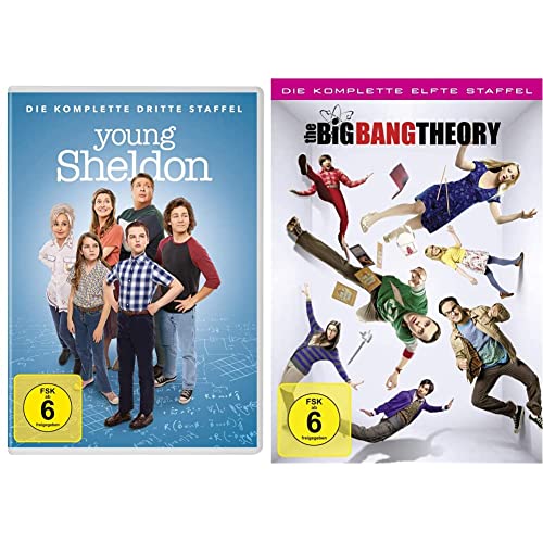 Young Sheldon - Die komplette dritte Staffel [2 DVDs] & The Big Bang Theory - Die komplette elfte Staffel [2 DVDs] von Warner Bros (Universal Pictures)