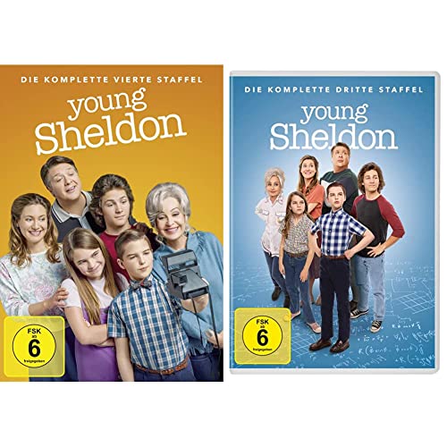 Young Sheldon - Die komplette vierte Staffel [2 DVDs] & Young Sheldon - Die komplette dritte Staffel [2 DVDs] von Warner Bros (Universal Pictures)