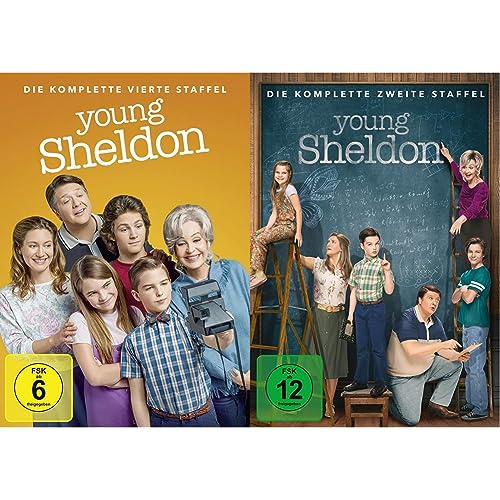 Young Sheldon - Die komplette vierte Staffel [2 DVDs] & Young Sheldon: Die komplette 2. Staffel [2 DVDs] von Warner Bros (Universal Pictures)