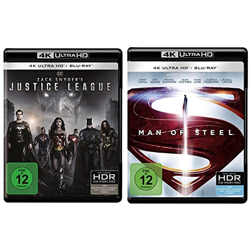 Zack Snyder's Justice League (2 4K Ultra-HD) (+ 2 Blu-ray 2D) & Man of Steel (4K Ultra-HD + 2D-Blu-ray) (2-Disc Version) von Warner Bros (Universal Pictures)