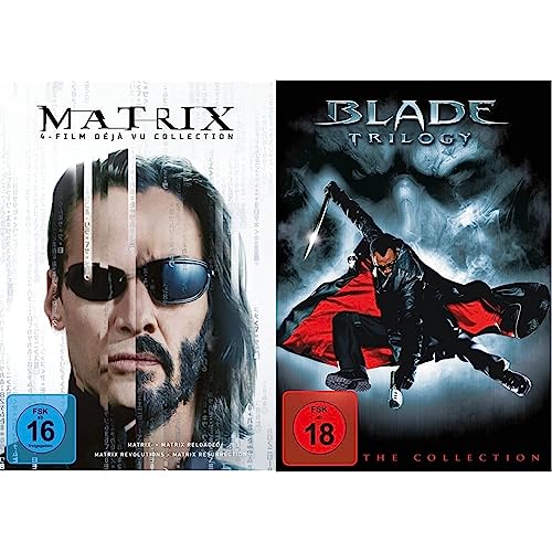 Matrix 4-Film Déjà Vu Collection [4 DVDs] & Blade Trilogy [3 DVDs] von Warner Bros (Universal Pictures Germany GmbH)