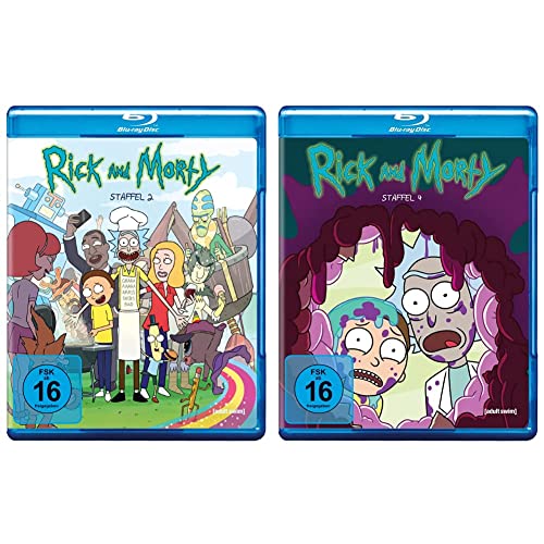 Rick & Morty - Staffel 2 [Blu-ray] & Rick & Morty - Staffel 4 [Blu-ray] von Warner Bros (Universal Pictures Germany GmbH)