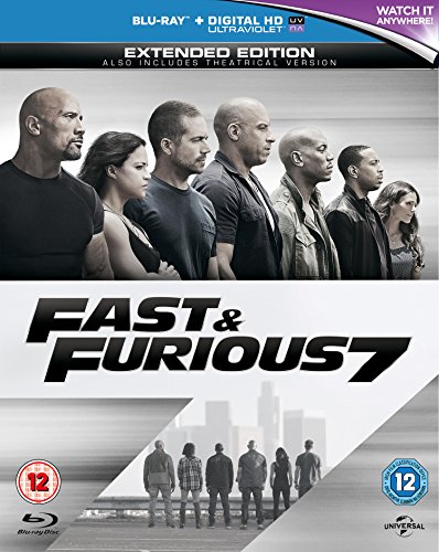 Fast & Furious 7 [Blu-ray] [Region Free] UK-Import (Region 2) - Sprache: Deutsch, Englisch. von Warner Bros (WAAQ4)