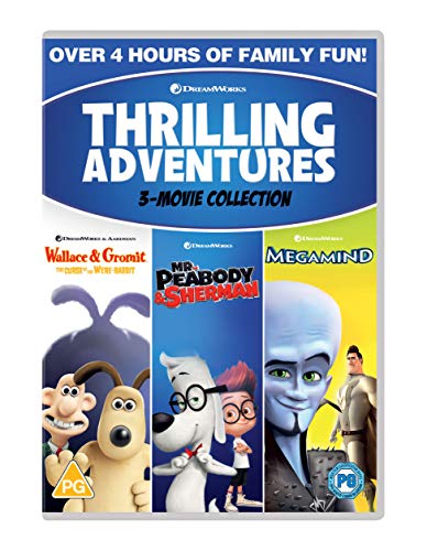 Thrilling Adventures (Wallace & Gromit: Curse/ Mr Peabody & Sher/Megamind) [DVD] [2020] von Warner Bros (WAAQ4)