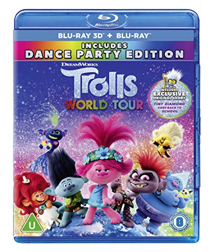 Trolls World Tour (2D +3D Blu-ray) [2020] [Region Free] von Warner Bros (WAAQ4)