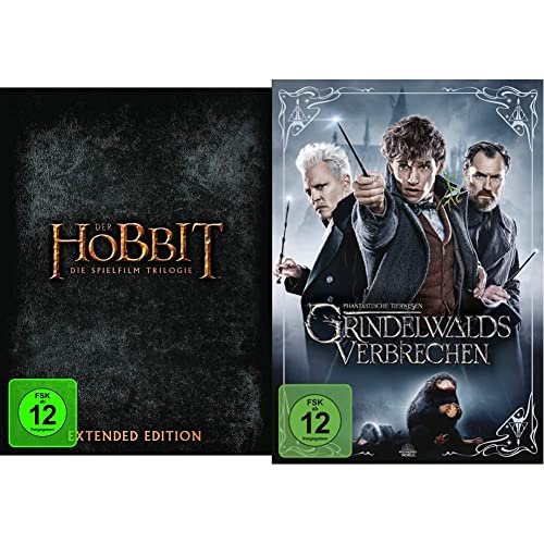 Der Hobbit - Die Spielfilm-Trilogie (Extended Version, 15 Discs) & Phantastische Tierwesen: Grindelwalds Verbrechen von Warner Bros Entertainment