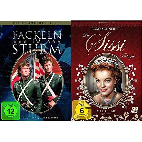 Fackeln im Sturm - Die Sammleredition 8 DVDs & Sissi Trilogie - Purpurrot-Edition - Filmjuwelen [3 DVDs] von WARNER BROS