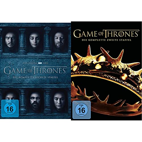 Game of Thrones - Die komplette sechste Staffel [5 DVDs] & Game of Thrones - Die komplette zweite Staffel [5 DVDs] von Warner Bros Entertainment
