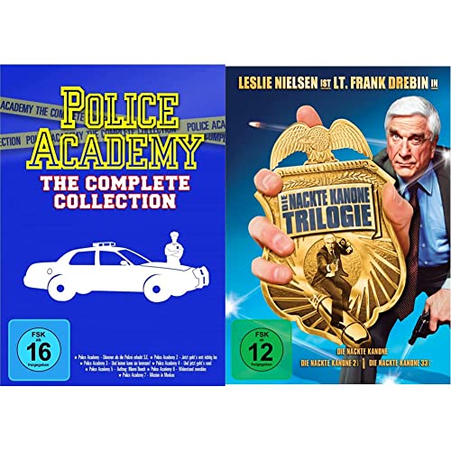 Police Academy - Complete Collection [7 DVDs] & Die Nackte Kanone Trilogie (Die Nackte Kanone / Die Nackte Kanone 2 1/2 / Die Nackte Kanone 33 1/3) [3 DVDs] von Warner Bros Entertainment