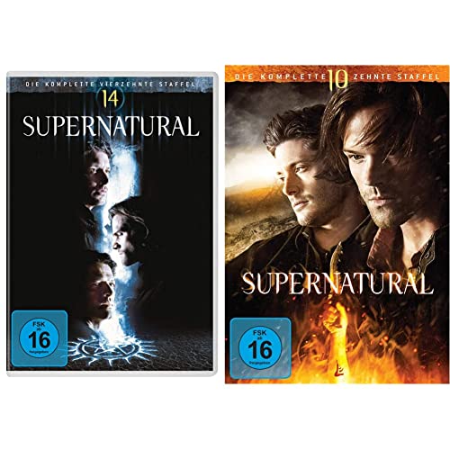Supernatural - Die komplette vierzehnte Staffel [5 DVDs] & Supernatural - Staffel 10 [6 DVDs] von Warner Bros Entertainment