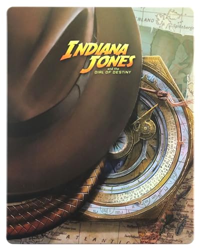 Indiana Jones and the Dial of Destiny (steelbook) [Blu-Ray] [Region B] (IMPORT) (Keine deutsche Version) von Warner Bros. Entertainment Nordic AB