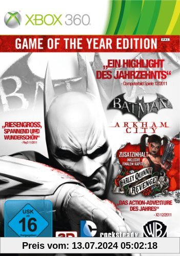 Batman: Arkham City - Game of the Year Edition - [Xbox 360] von Warner Bros.