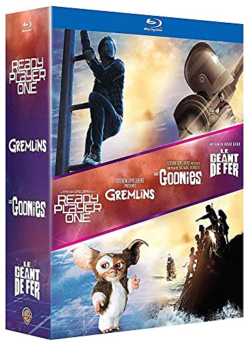 Coffret amblin 4 films : ready player one ; les goonies ; gremlins ; le géant de fer [Blu-ray] [FR Import] von Warner Home Video