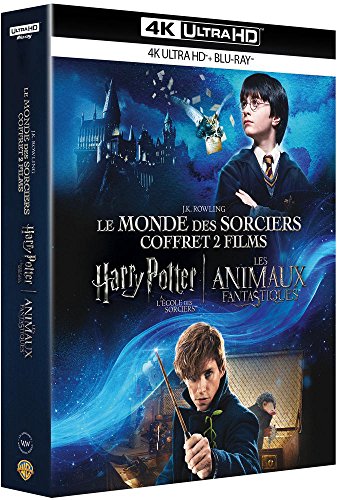 Coffret j. k. rowling 2 films : harry potter à l'école des sorciers ; les animaux fantastiques 4k ultra hd [Blu-ray] [FR Import] von Warner Bros.