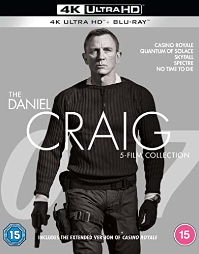 Daniel Craig 5-Film Collection [4K Ultra HD] [2021] [Blu-ray] [Region Free] von Warner Bros