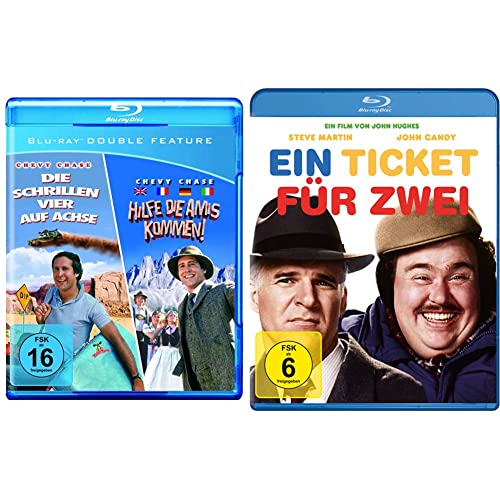 Die schrillen Vier auf Achse/Hilfe, die Amis kommen [Blu-ray] & Ein Ticket für zwei [Blu-ray] von Warner Bros.