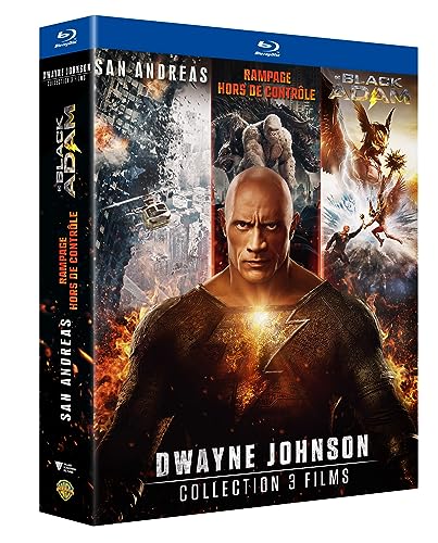 Dwayne johnson - coffret 3 films : rampage - hors de contrôle + san andreas + black adam [Blu-ray] [FR Import] von Warner Bros.