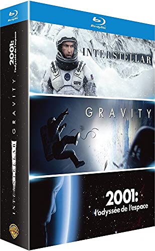 Espace - coffret 3 films : gravity + 2001 l'odyssée de l'espace + interstellar [Blu-ray] [FR Import] von Warner Bros