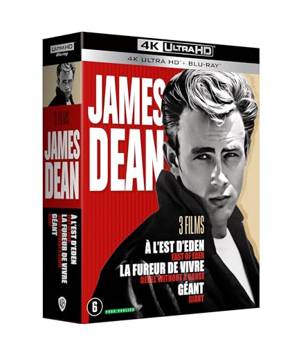 James dean - coffret 3 films : géant + la fureur de vivre + à l'est d'eden 4k ultra hd [Blu-ray] [FR Import] von Warner Bros.