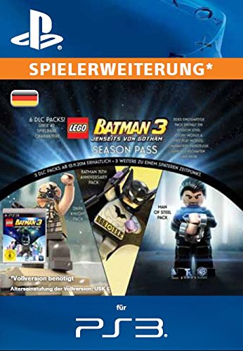 LEGO Batman 3 - Jenseits von Gotham Season Pass [PS3 PSN Code für deutsches Konto] von Warner Bros.