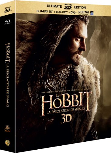 Le Hobbit - La désolation de Smaug - BLURAY 3D + 2D + DVD + DIGITAL HD Ultraviolet [Édition Ultimate - Blu-ray 3D + Blu-ray + DVD + copie digitale] von Warner Bros.