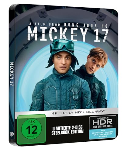 Mickey 17 - Limited Steelbook (4K Ultra HD + Blu-ray) von Warner Bros
