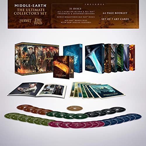 Middle-Earth: The Ultimate Collector’s Edition 2022 [4K Ultra HD] [2001] [Blu-ray] [Region Free] von Warner Bros