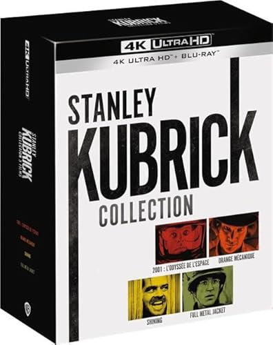 Stanley kubrick - 4 films : 2001, l'odyssée de l'espace + full métal jacket + shining + orange mécanique 4k ultra hd [Blu-ray] [FR Import] von Warner Bros.