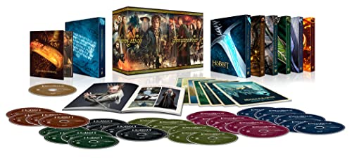 Terre du milieu - coffret : le hobbit - trilogie + le seigneur des anneaux - trilogie 4k ultra hd [Blu-ray] [FR Import] von Warner Bros.