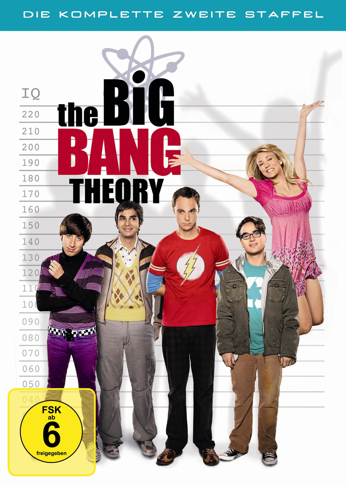 The Big Bang Theory - Die komplette zweite Staffel (4 DVDs) von Warner Bros.