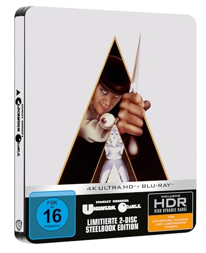 Uhrwerk Orange - Limited Steelbook (4K UHD + Steelbook) [Blu-ray] von Warner Bros