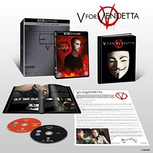 V for Vendetta Ultimate Collector's Edition [4K Ultra-HD] [2005] [Blu-ray] [Region Free] von Warner Bros