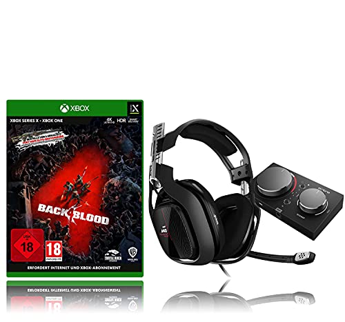 Warner Bros. Back4Blood + Headset (Xbox One / Xbox Series X) + A40 TR für Xbox X|S, Xbox One, PC, Mac - Schwarz/Rot von Warner Bros.