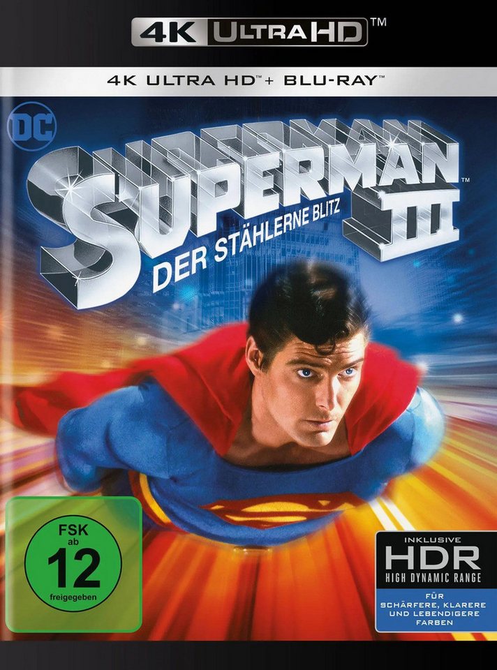 Warner Bros. Blu-ray Superman 3: Der stählerne Blitz - 4K UHD Warner Bros. Blu-ray Superman 3: Der stählerne Blitz - 4K UHD von Warner Bros.