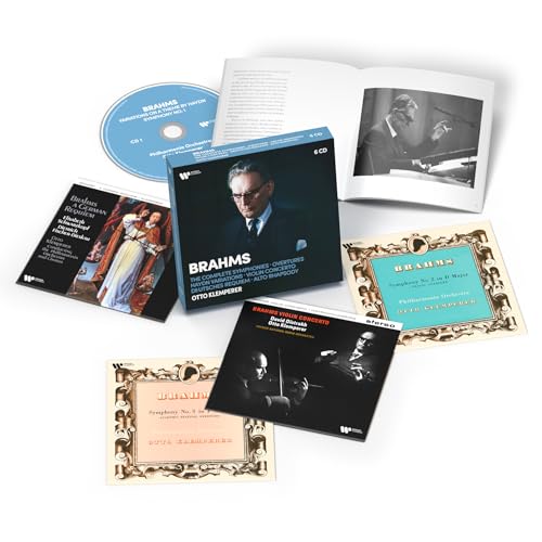 Klemperer: Brahms: Sämtliche Sinfonien, Ouvertüren, Violinkonzert u.a. Klemperer: Brahms: Sämtliche Sinfonien, Ouvertüren, Violinkonzert u.a. von Warner Classics