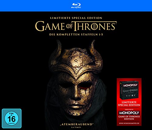Game of Thrones Staffel 1-5 Collector's Edition (Digipack + Fotobuch + Bonusdisc + Game of Thrones Monopoly) (exklusiv bei Amazon.de) [Blu-ray] [Limited Edition] von Warner Home Video - DVD