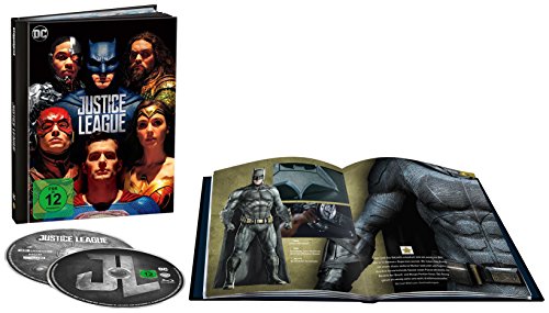Justice League als Digibook (Limited Edition) (4K Ultra-HD + 2D Blu-ray) [Blu-ray] von Warner Home Video - DVD