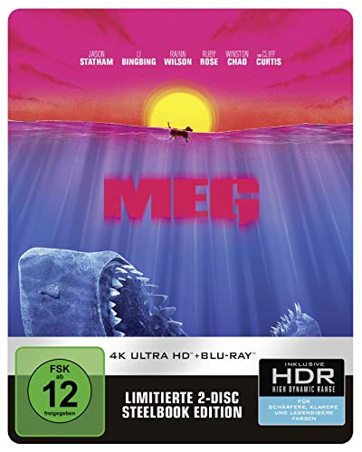 Meg 4K Ultra-HD Steelbook [Blu-ray] [Limited Edition] [Exklusiv bei Amazon] von Warner Home Video - DVD