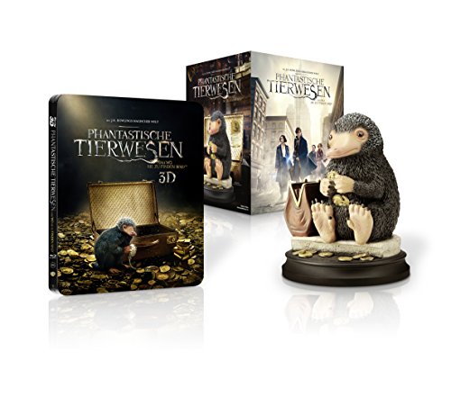 Phantastische Tierwesen und wo sie zu finden sind: Sammleredition mit Niffler-Figur [Steelbook] [3D Blu-ray] [Limited Edition] von Warner Home Video