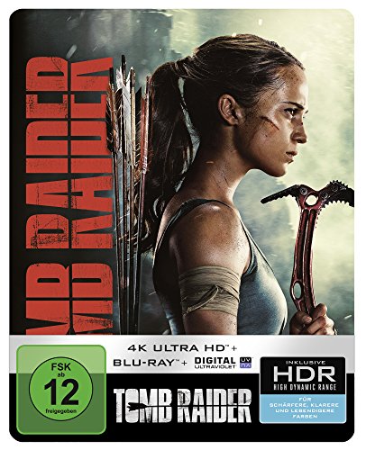 Tomb Raider 4K Ultra HD Steelbook [Blu-ray] von Warner Home Video - DVD