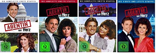 Agentin mit Herz - Staffel 1+2+3+4 (1-4) Komplette Serie / DVD Set / Deutsche Originalware von Warner Home Video