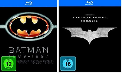 Batman Teil 1+2+3+4 Blu-ray Box + The Dark Knight Trilogie Blu-ray Box / Batman Set von Warner Home Video