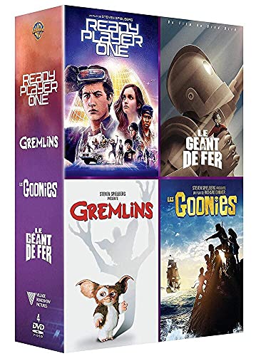 Coffret 4films : ready player one ; les goonies ; gremlins ; le géant de fer [FR Import] von Warner Home Video