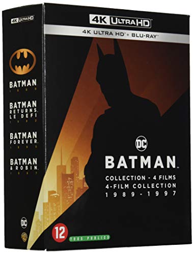 Coffret batman 4 films 4k Ultra-HD [Blu-ray] [FR Import] von Warner Home Video