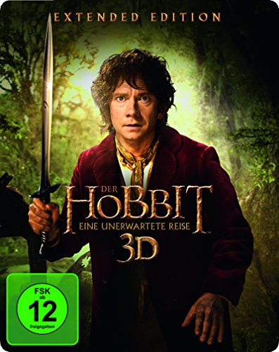 Der Hobbit: Eine unerwartete Reise Extended Edition 2D/3D BD Steelbook (exklusiv bei Amazon.de) [3D Blu-ray] von Warner Home Video