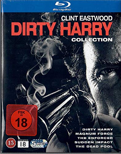 Dirty Harry Collection Box Teil 1-5 - Uncut [Blu-ray] [Import Mit deutscher Tonspur] von Warner Home Video